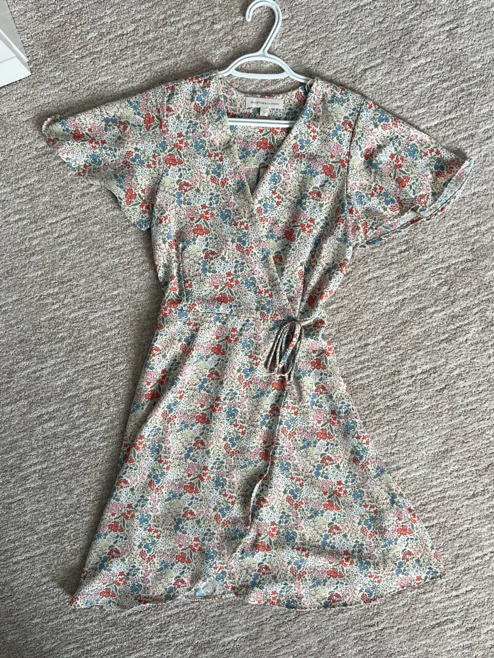 Monteau floral print dress size xs